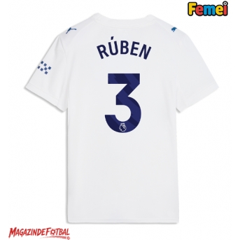 Manchester City Ruben Dias #3 Tricou Fotbal Replică 2026-27 Femei Treilea